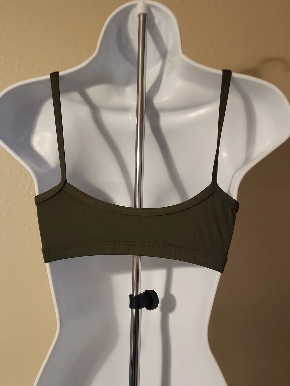 Motinwear Kids Olive Green Bralette with Adjustable Straps